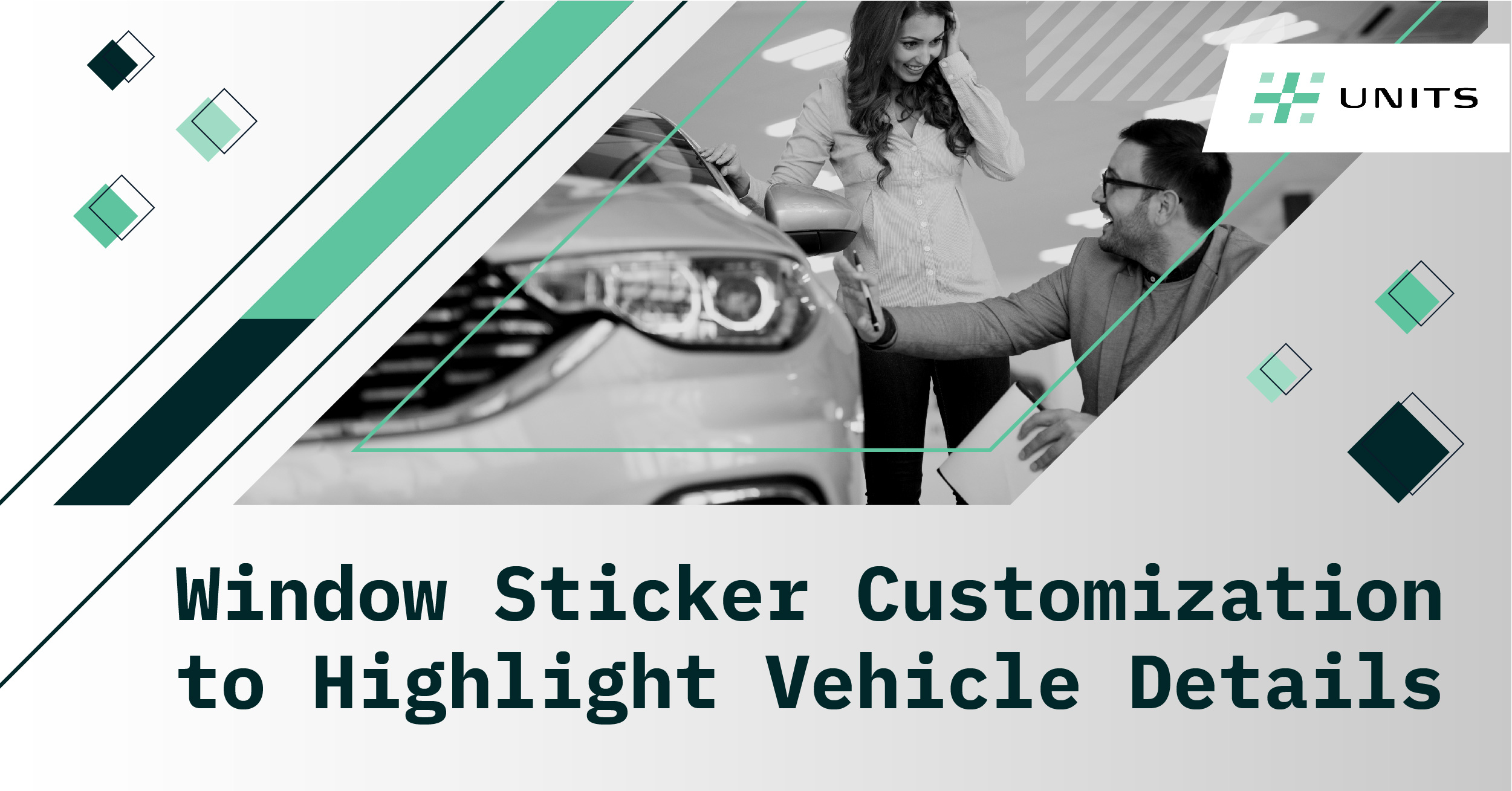 Window Sticker Customization to Highlight Vehicle Details